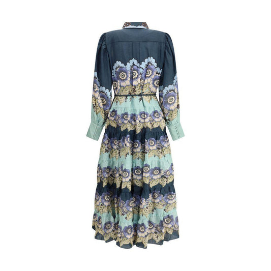 Alemais Madalena chemisier Dress AL-5216DBLUE-10