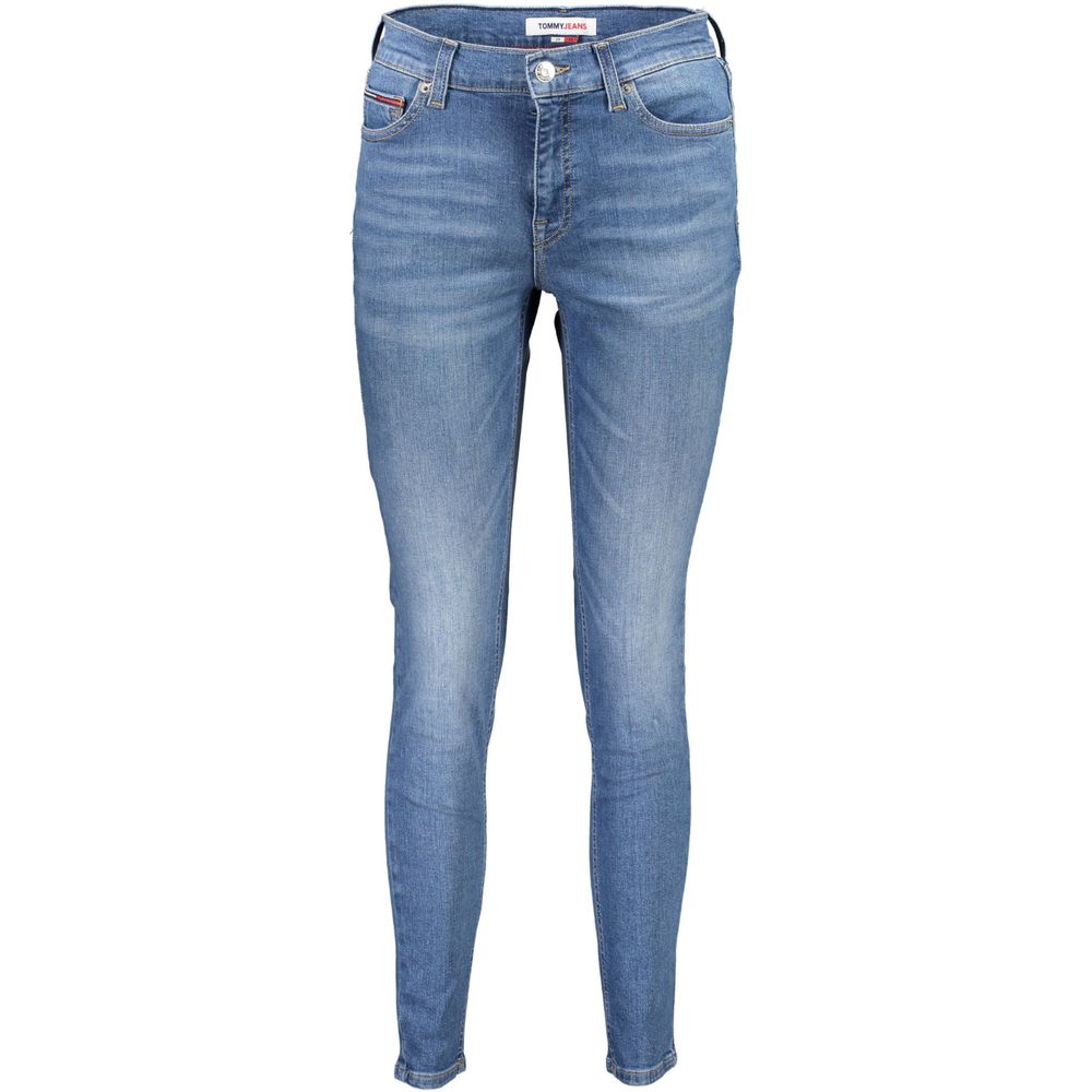 Tommy Hilfiger Blue Cotton Women Skinny Jean