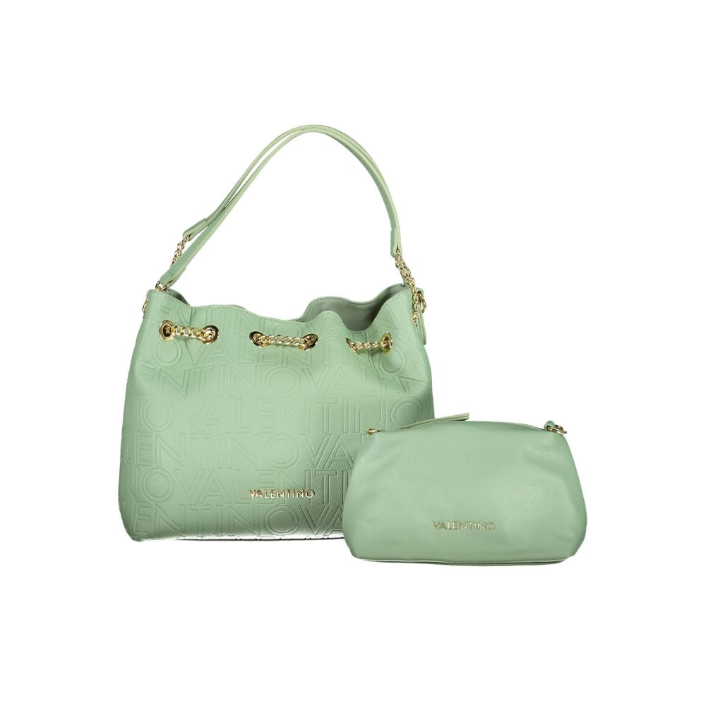 Mario Valentino Green Polyethylene Handbag
