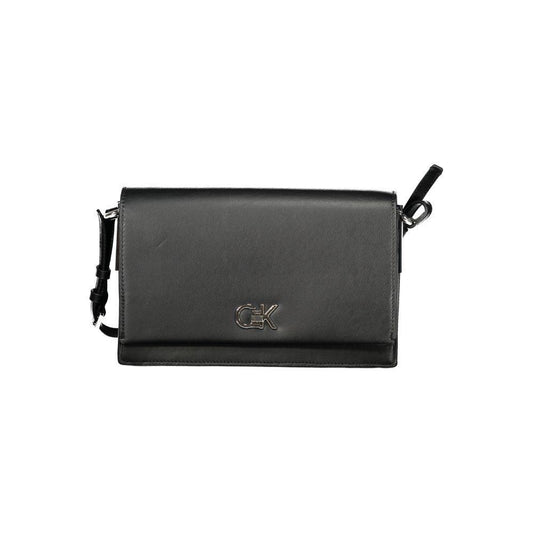 Calvin Klein Black Polyester Women Handbag CA-36311
