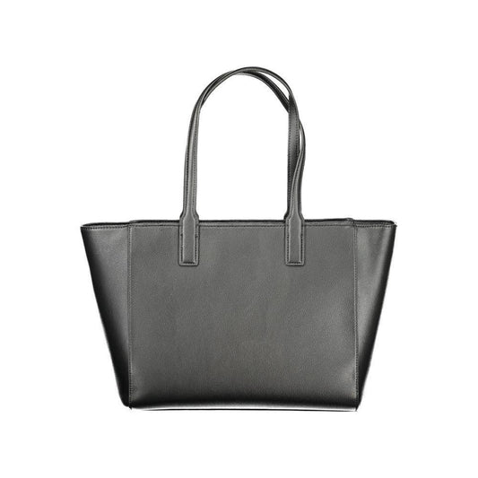Tommy Hilfiger Black Recycled Polyester Women Handbag TO-36364