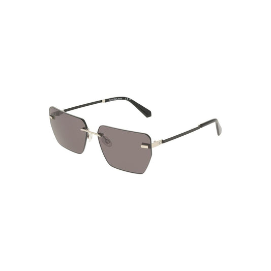 Calvin Klein Gray Metal Men Sunglass CA-38325
