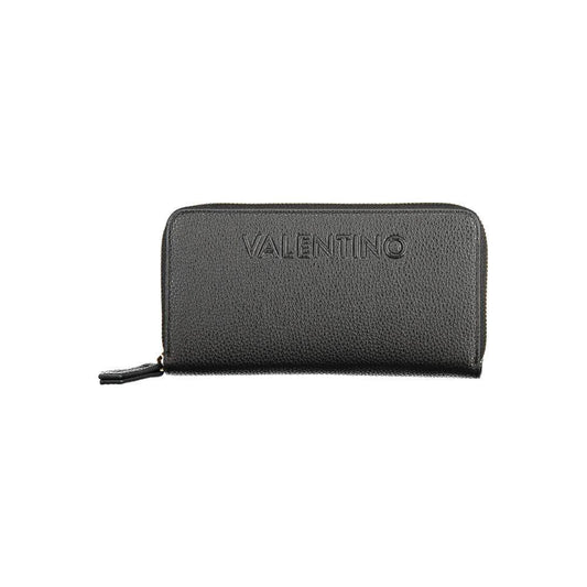 Mario Valentino Black Polyethylene Wallet VA-36211