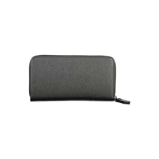 Mario Valentino Black Polyethylene Wallet VA-36211