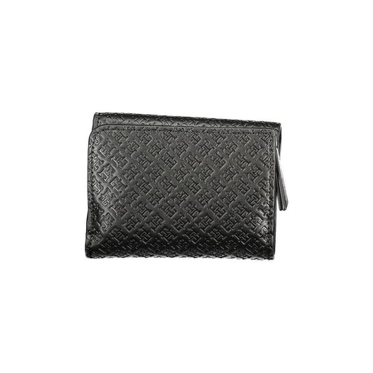 Tommy Hilfiger Black Polyethylene Women Wallet TO-36349