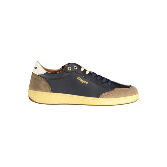 Blauer Marrone Leather Men Sneaker
