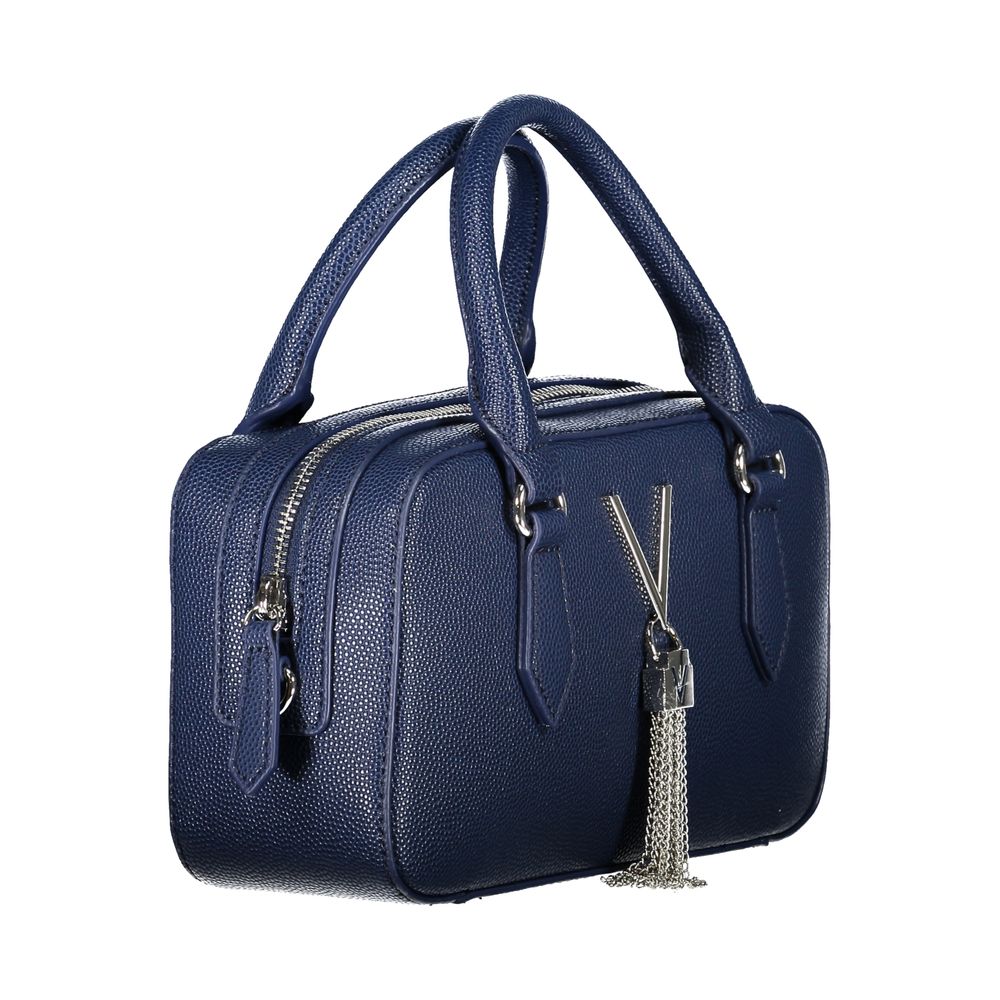 Front view with bag zipped and handles upright.