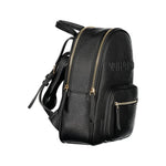 Mario Valentino Black Polyethylene Backpack VA-36090