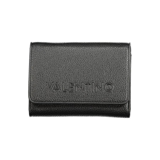 Mario Valentino Black Polyethylene Wallet VA-36154