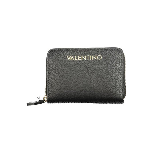 Mario Valentino Black Polyethylene Wallet VA-36165