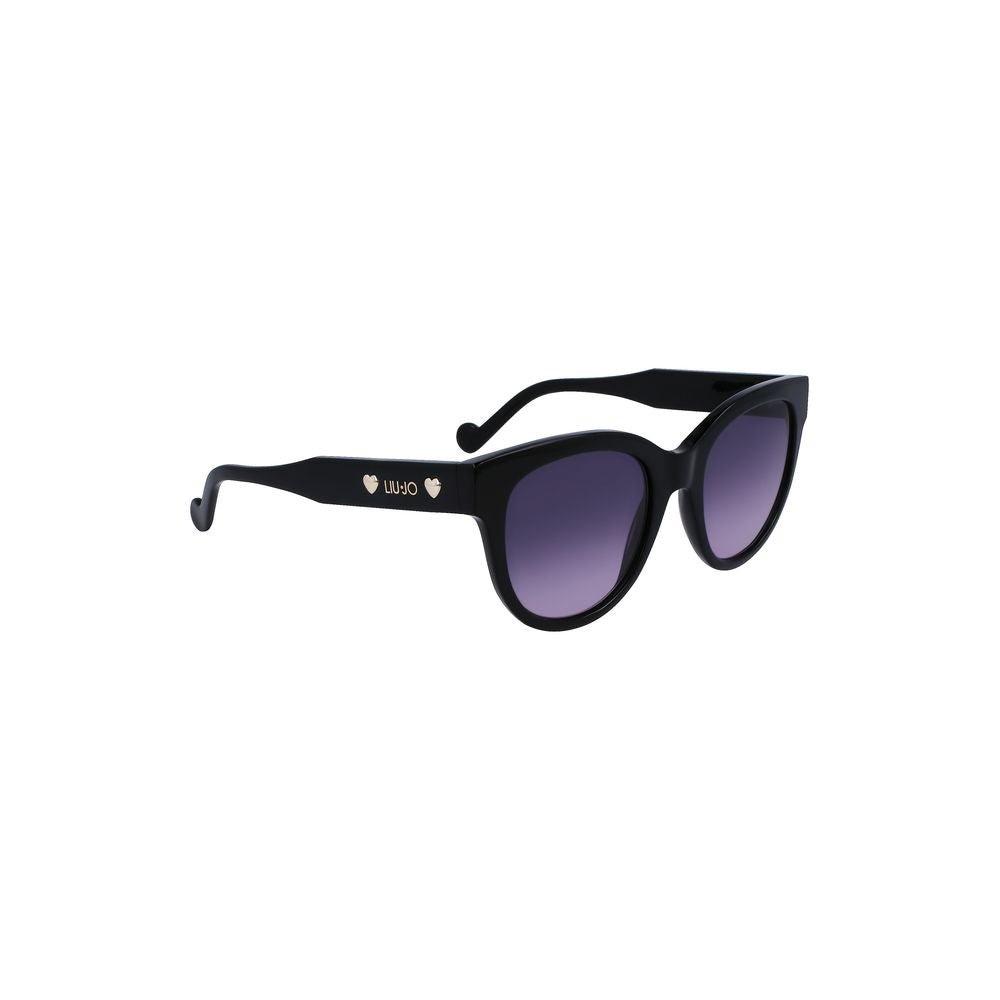 Liu Jo Black Acetate Women Sunglasses LI-29700
