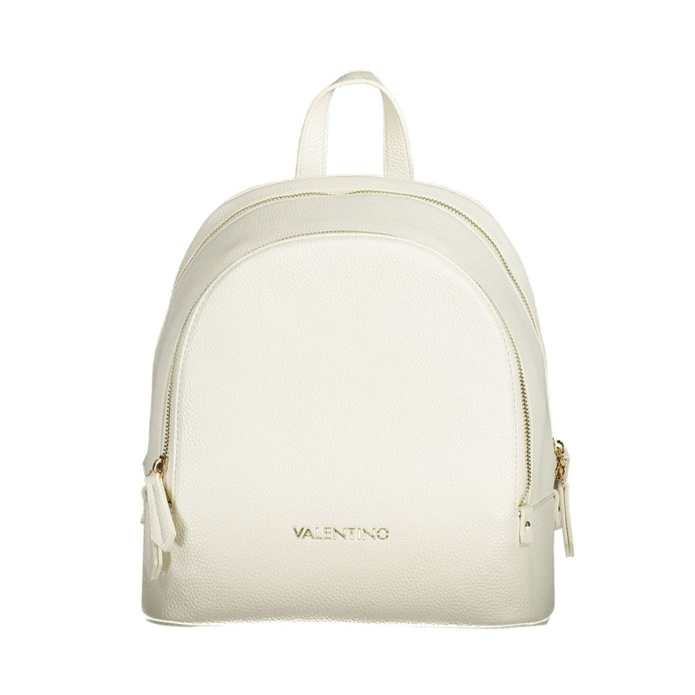 Front view with bag zipped and handles upright.