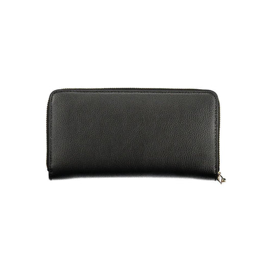 Tommy Hilfiger Black Polyethylene Women Wallet TO-36339