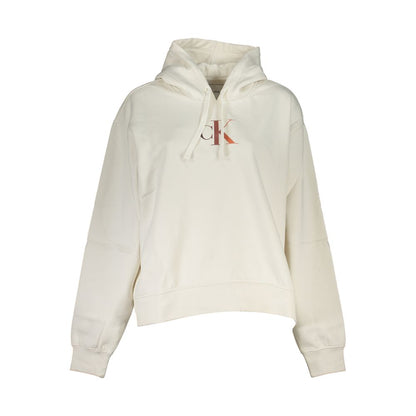 Calvin Klein White Cotton Sweatshirt