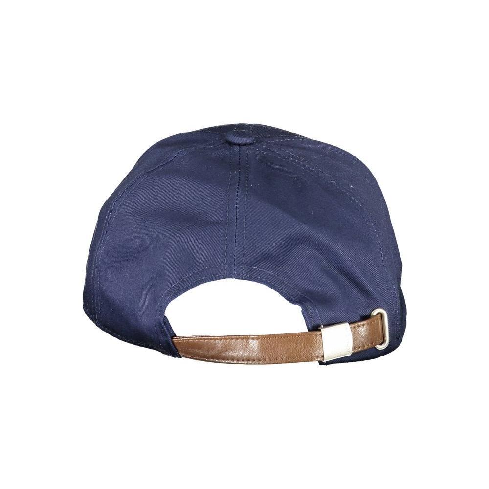 La Martina Blue Cotton Men Cap LA-38069