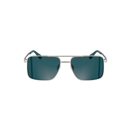 Calvin Klein Gray Metal Sunglass