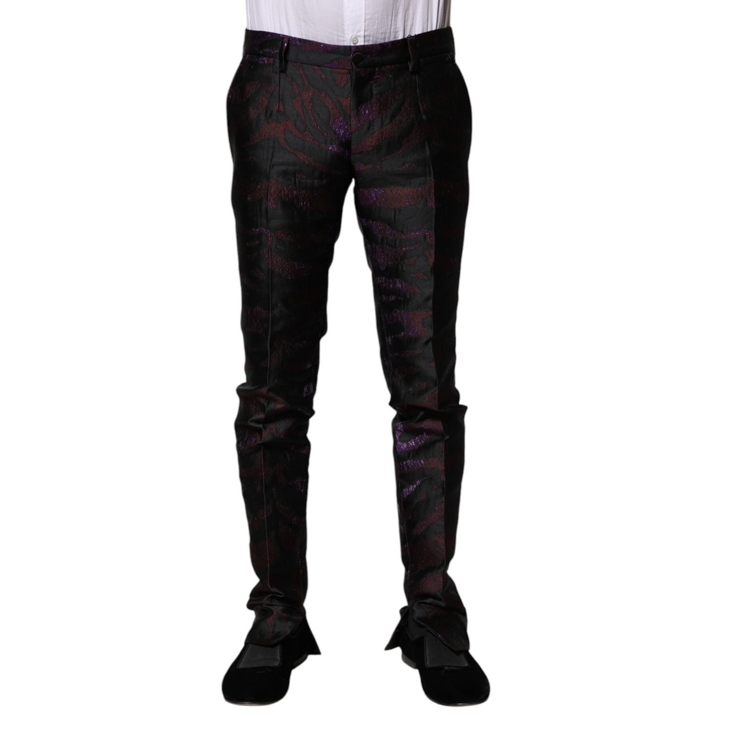 Dolce & Gabbana Multicolor Polyester Patterned Pants