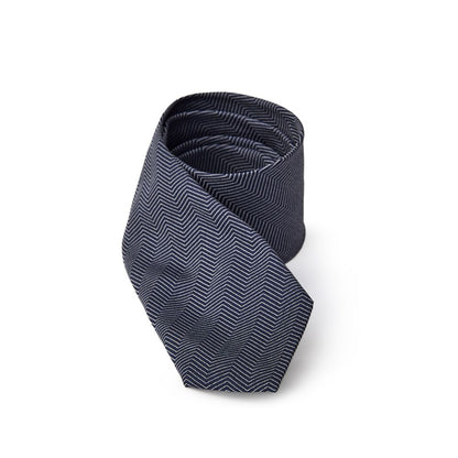 Jil Sander Blue Silk Tie