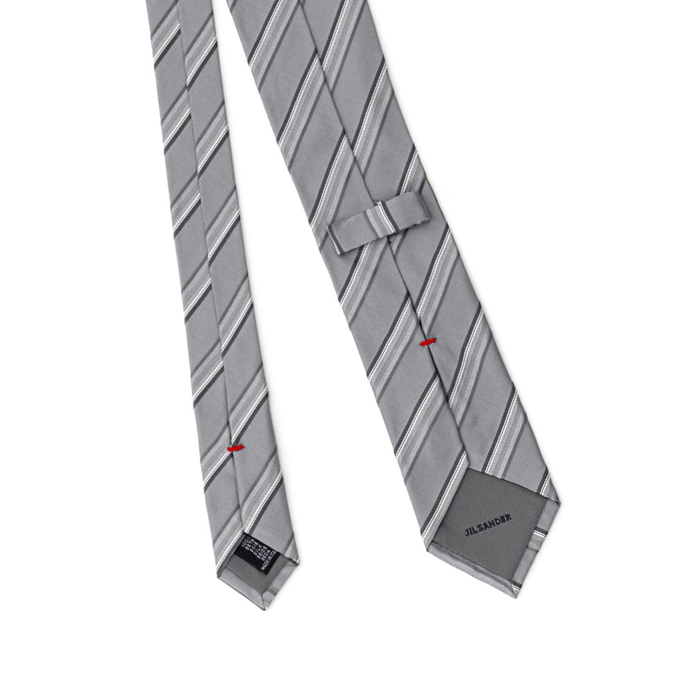 Jil Sander Black Silk Ty