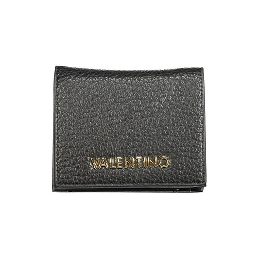 Mario Valentino Black Polyethylene Wallet VA-36158