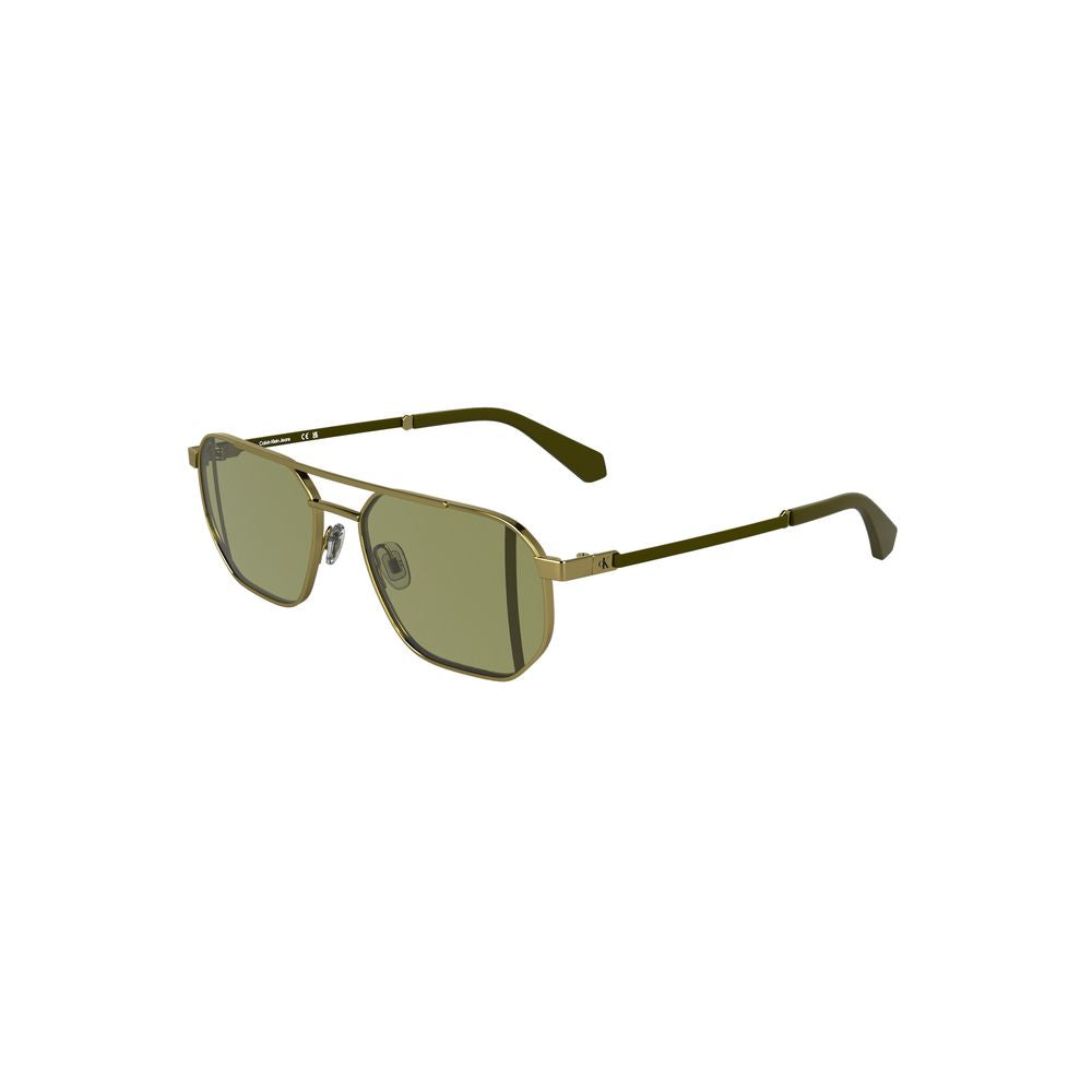 Calvin Klein Gold Metal Sunglass