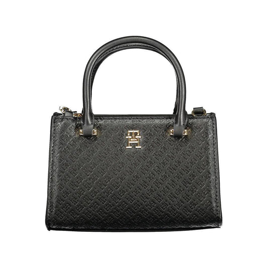 Tommy Hilfiger Black Polyethylene Women Handbag TO-36348