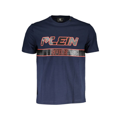 Plein Sport Blue Cotton T-Shirt