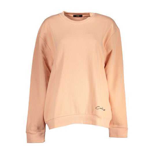 Cavalli Class Pink Cotton Women Sweater
