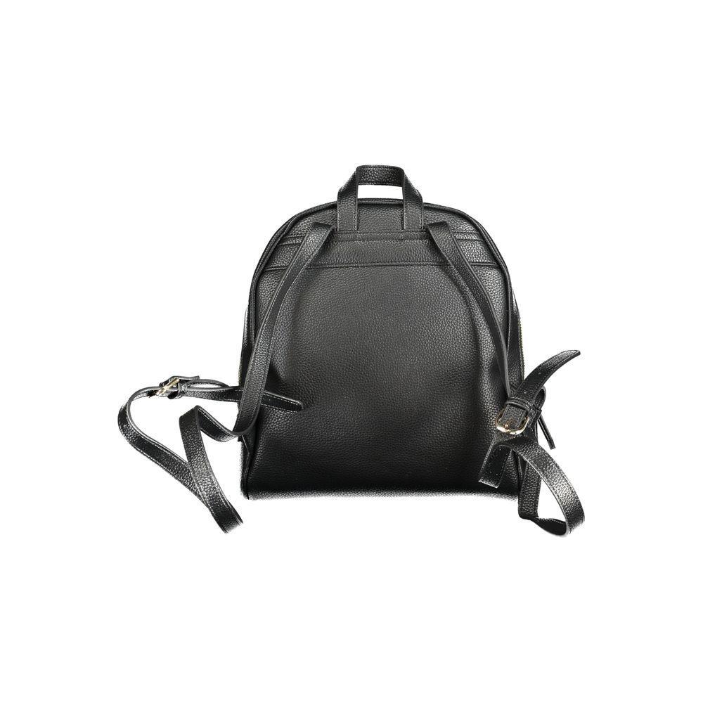 Front view with bag zipped and handles upright.
