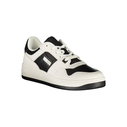 Tommy Hilfiger Bianco Polyurethane Men Sneaker