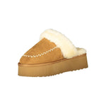 Laura Biagiotti Brown Polyester Women Sandal LA-32809-EU38/US8