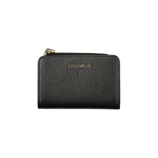 Coccinelle Black Leather Women Wallet CO-34877