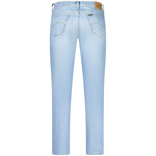Lee Light Blue Cotton Men Jeans LE-35376-W32 | L32