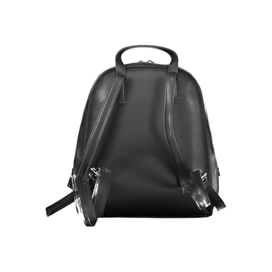 Calvin Klein Black Polyester Women Backpack CA-36323