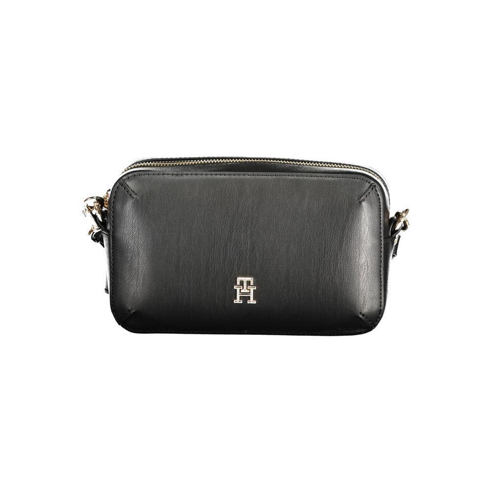 Tommy Hilfiger Black Polyethylene Women Handbag TO-38646