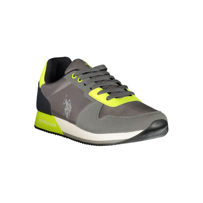 U.S. POLO ASSN. Grigio Polyurethane Men Sneaker