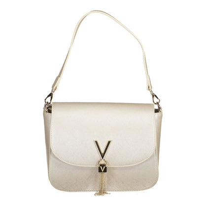 Mario Valentino Gray Polyethylene Handbag with removable straps, external and internal pockets, contrasting details, and logo