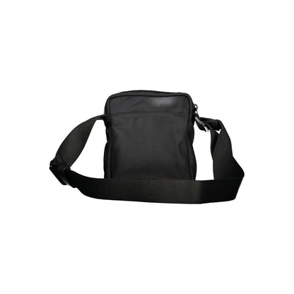 Calvin Klein Black Polyester Men Shoulder Bag with adjustable strap and multiple pockets