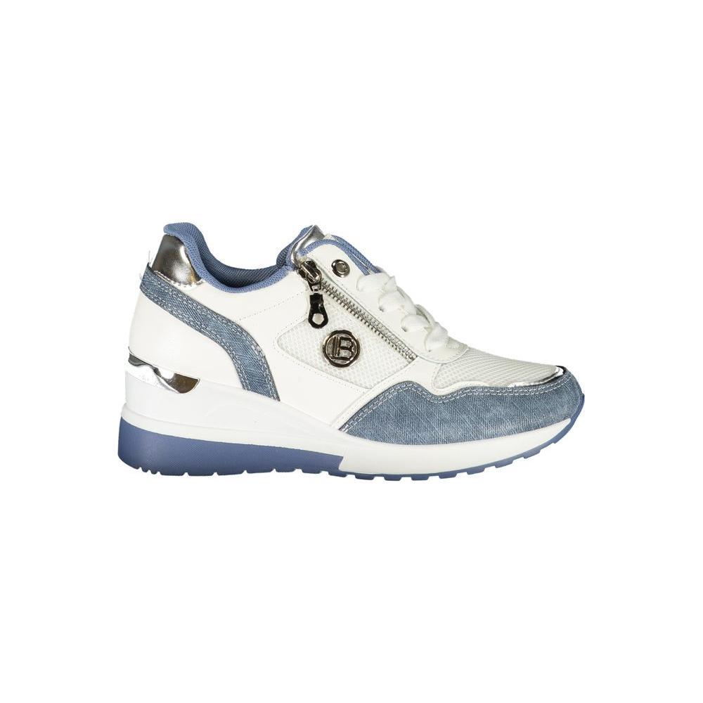 Laura Biagiotti Blue Synthetic Women Sneaker LA-36484-EU37/US7