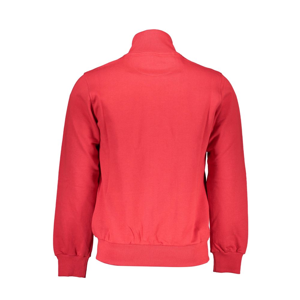 La Martina Red Cotton Sweatshirt