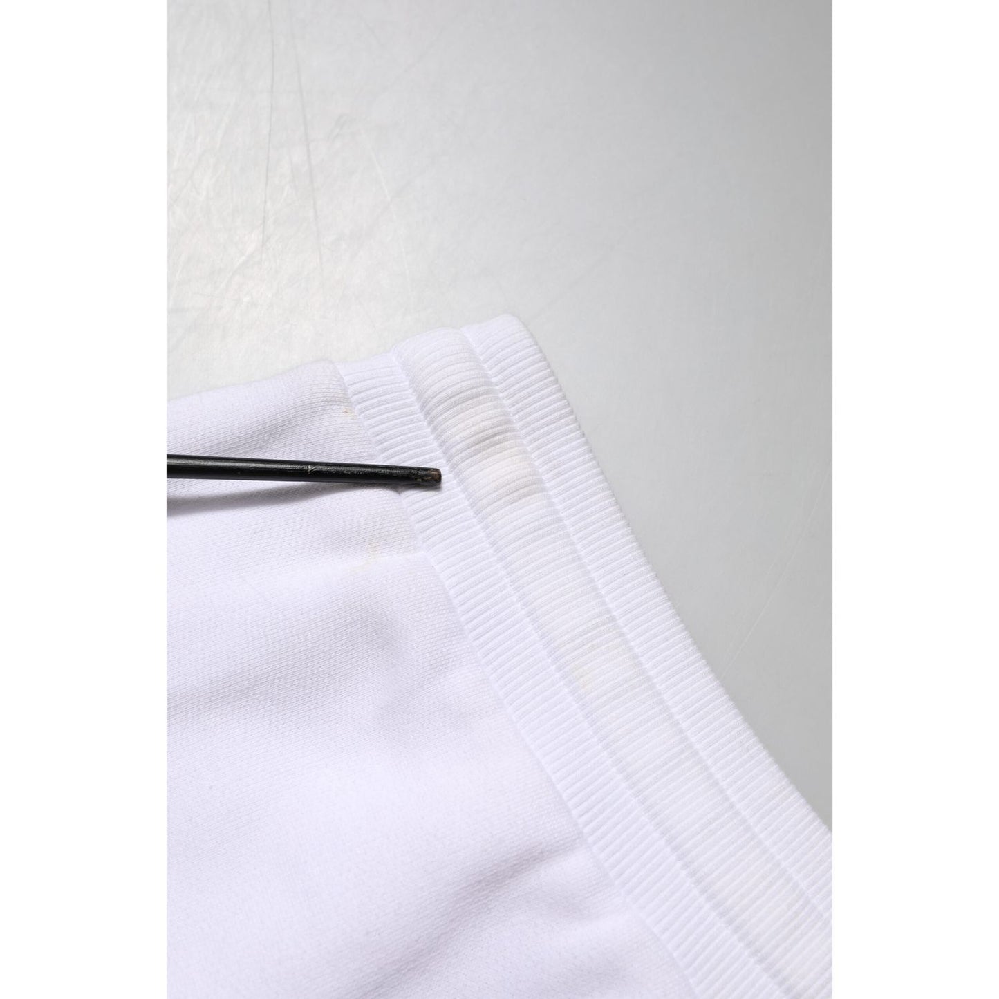 Dolce & Gabbana White Cotton Stretch Jogger Sweatpants Pants