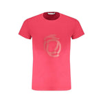 Trussardi Red Cotton T-Shirt TR-30140-S