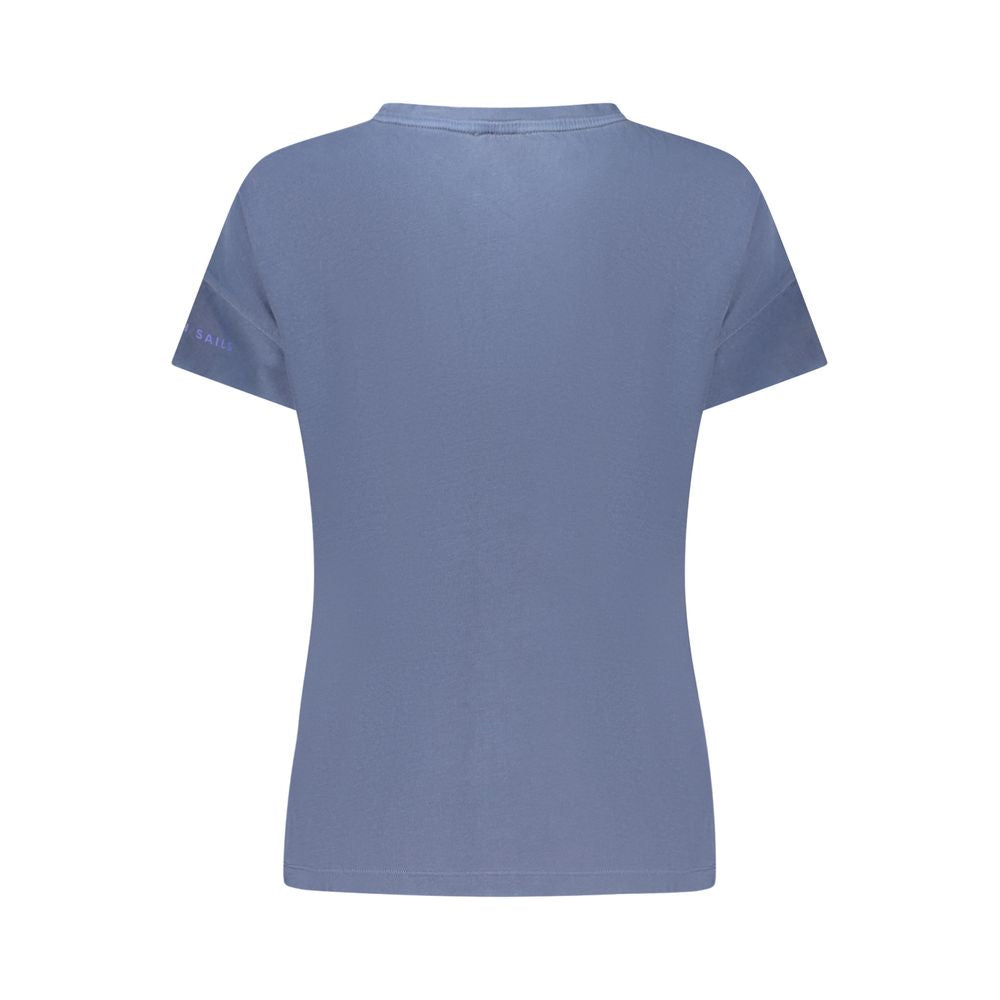North Sails Blue Cotton Tops & T-Shirt NO-35968-XS