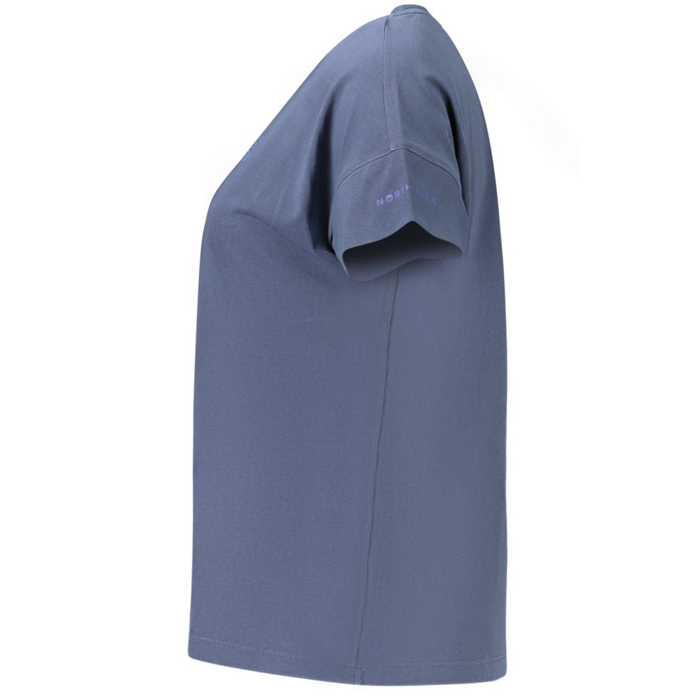 North Sails Blue Cotton Tops & T-Shirt NO-35968-XS
