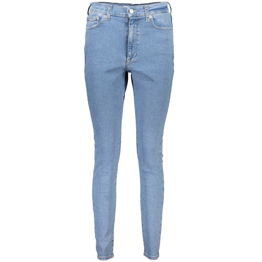 Tommy Hilfiger Blue Cotton Women Skinny Jean