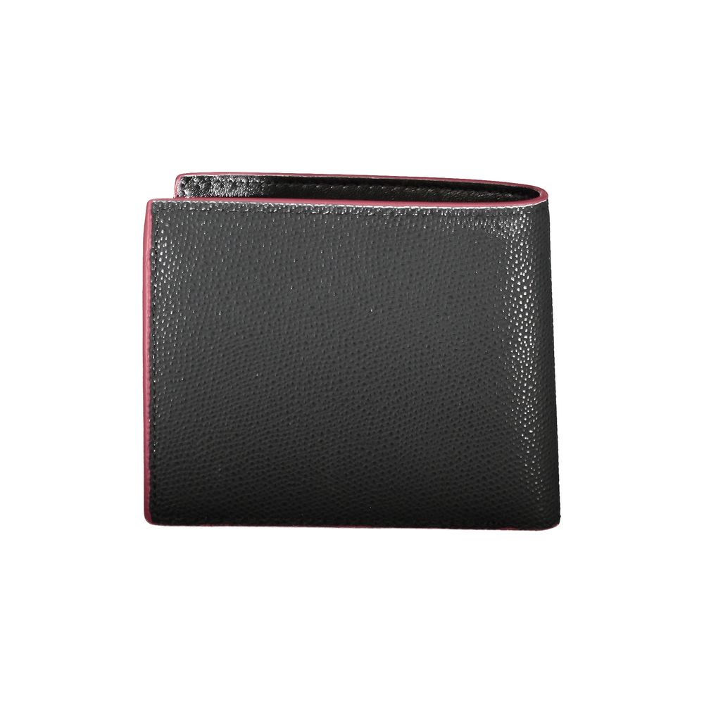 Tommy Hilfiger Black Leather Men Wallet