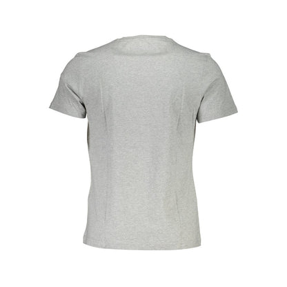 Back view of La Martina Brown Cotton Men T-Shirt, showcasing elegant design and comfortable fit for fashion-forward style.