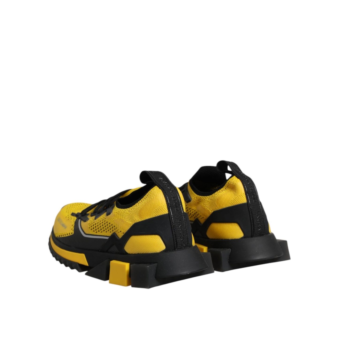 Dolce & Gabbana Yellow SORRENTO Sport Stretch Sneakers Shoes