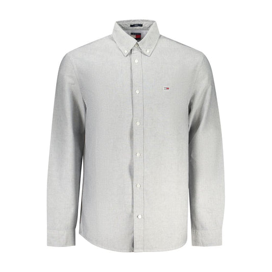 Tommy Hilfiger Gray Cotton Shirt