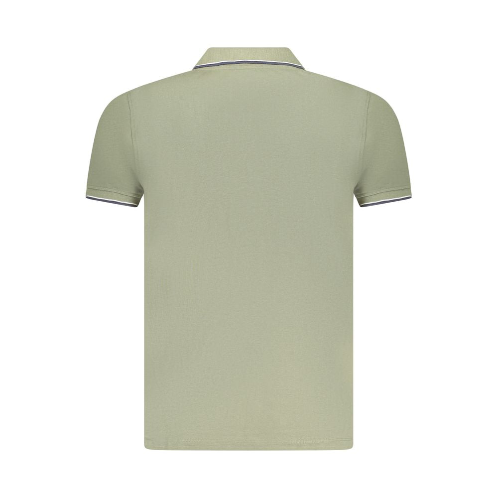 Norway 1963 Green Cotton Men Polo Shirt